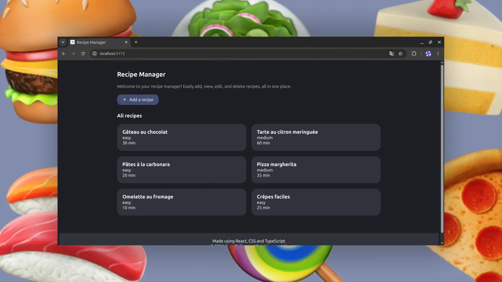 recipe-manager image